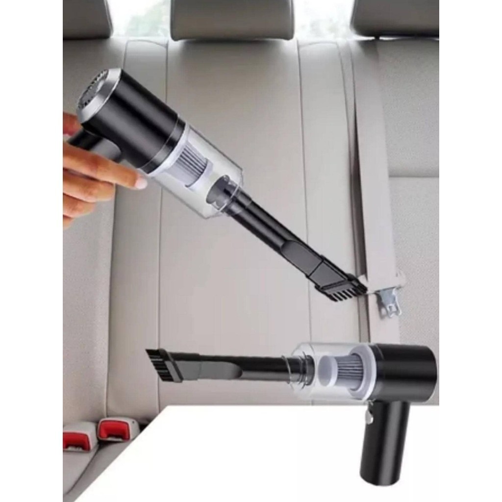 Mini Aspirador de Pó Portátil Automotivo Casa Sem Fio 3 em 1 Recarregável Potente 6000Pa - foto 4