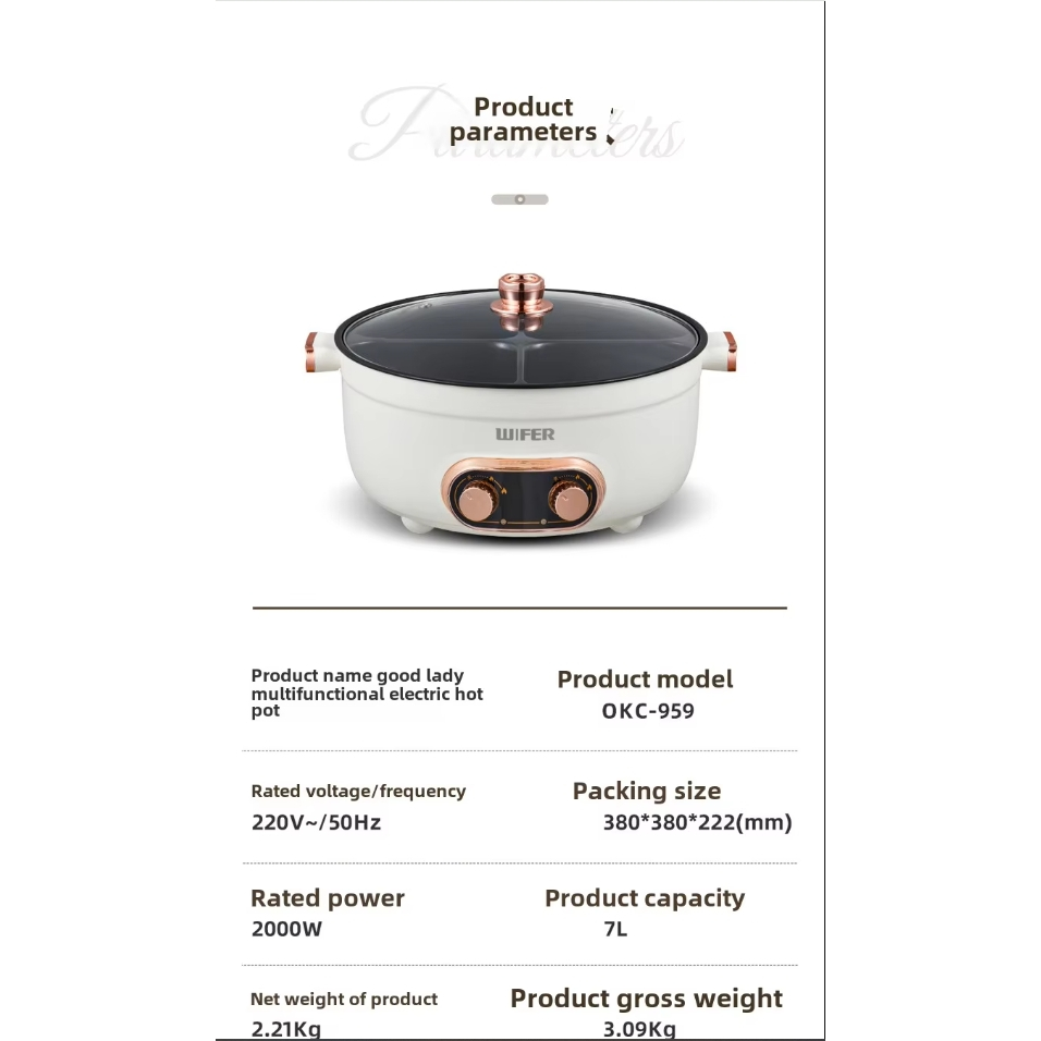 220V Multi Fogões 4 Compartimentos Panela Elétrica Doméstica Antiaderente Quente De Arroz Eletrodomésticos - foto 2