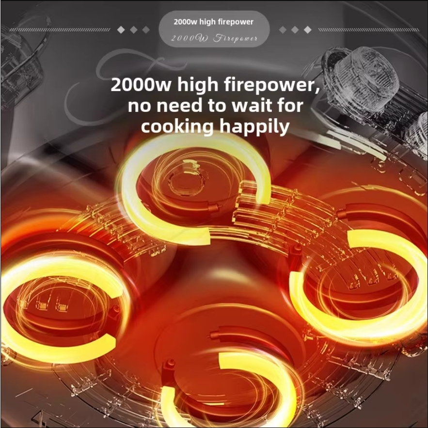 220V Multi Fogões 4 Compartimentos Panela Elétrica Doméstica Antiaderente Quente De Arroz Eletrodomésticos - foto 4